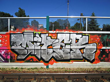 Graffiti Bombing - Photo by mitesone