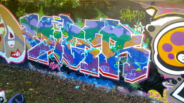 Graffiti Wall - Photo by mitesone - miter, osk (2014)