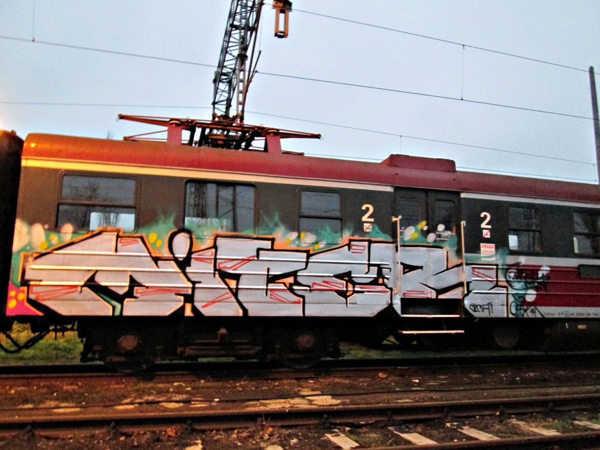 Graffiti Train - Photo by mitesone