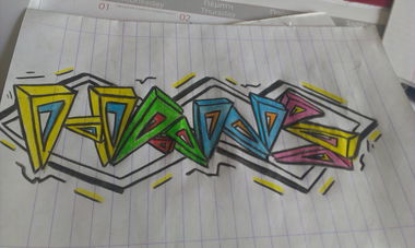 Graffiti Sketch - Photo by mmikehans (2015)