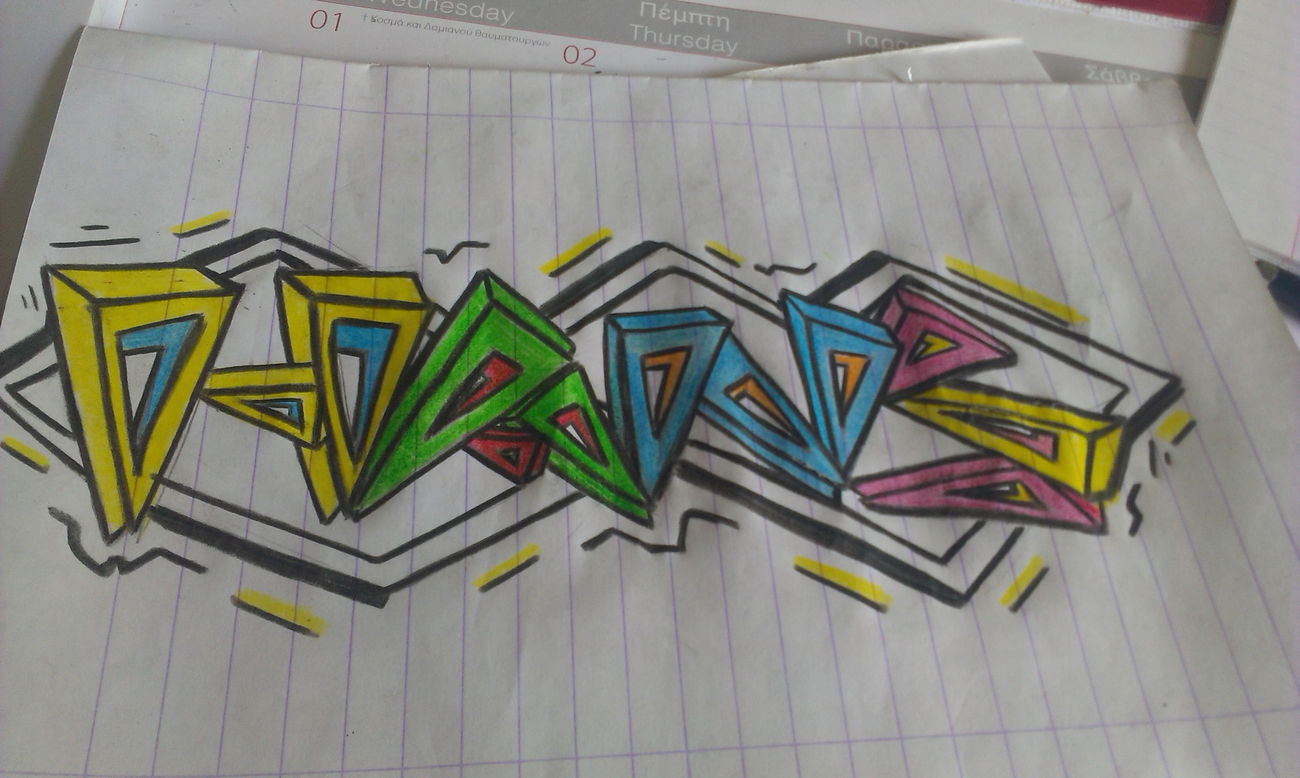 Graffiti Sketch - Photo by mmikehans (2015)