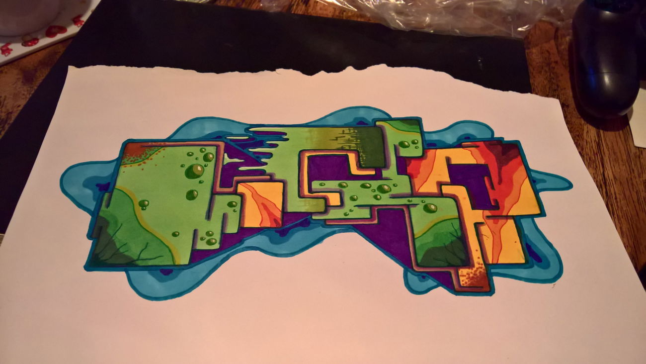 Graffiti Sketch - Photo by moccer2go (2016)