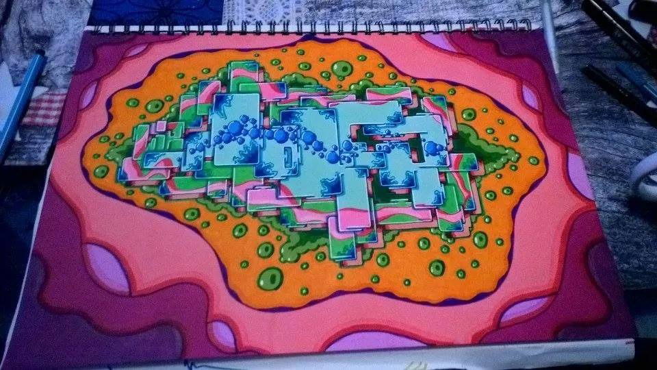 Graffiti Sketch - Photo by moccer2go