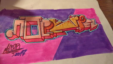 Graffiti Sketch - Photo by moccer2go