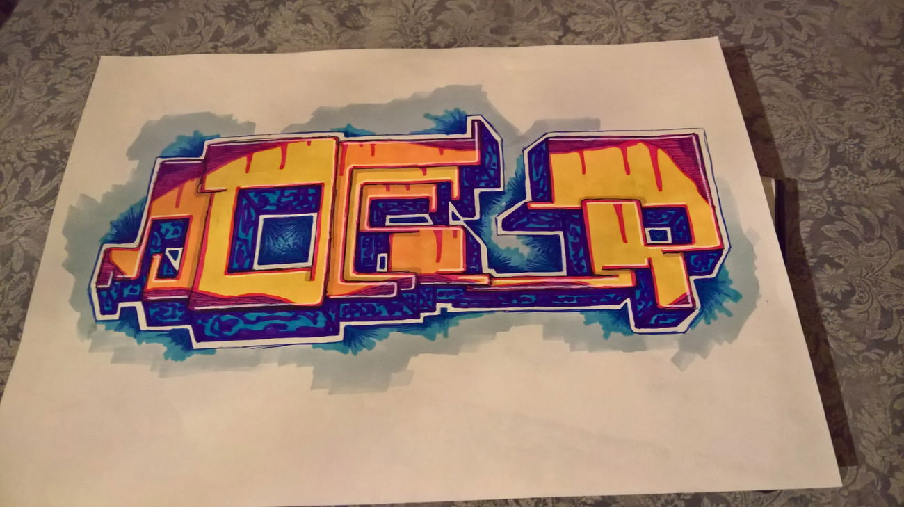 Graffiti Sketch - Photo by moccer2go