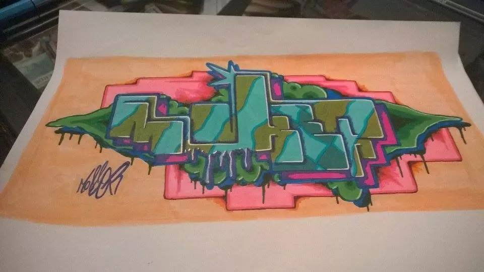 Graffiti Sketch - Photo by moccer2go
