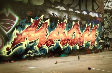 Graffiti Wall - Photo by modestmaom - maom, nps, napas (2013)