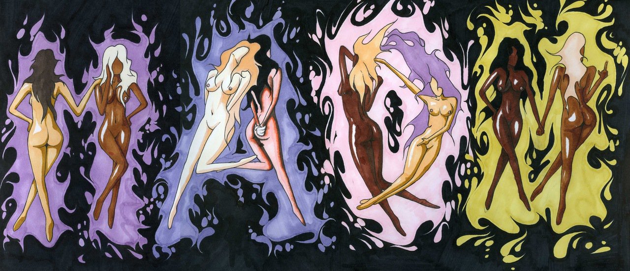 Graffiti Sketch - Photo by modestmaom - girls, naked, sex (2011)