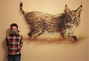 Graffiti Wall - Photo by modestmaom - maom, photoreal, lynx (2013)