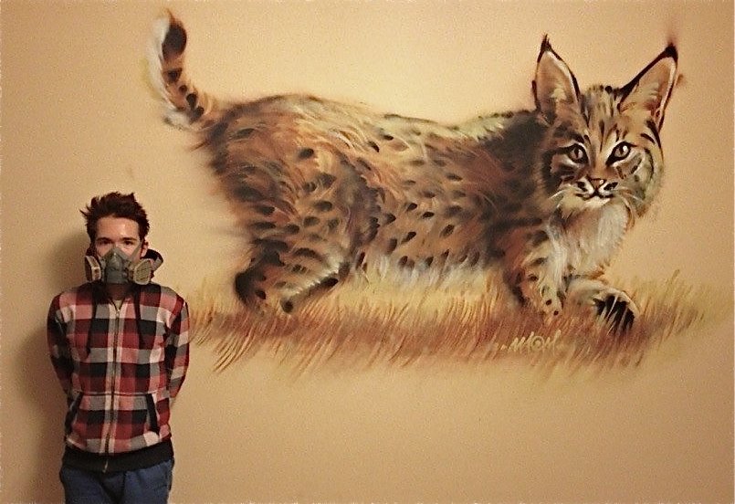 Graffiti Wall - Photo by modestmaom - maom, photoreal, lynx (2013)