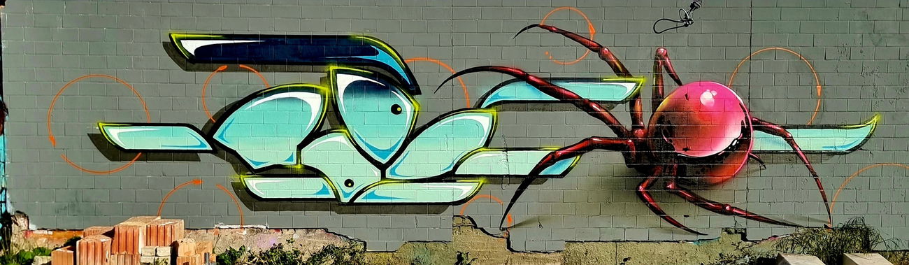 Graffiti Wall - Photo by modi - graffiti, streetart, art (2023)