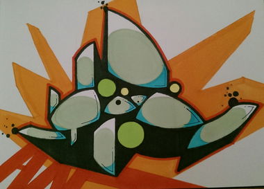 Graffiti Sketch - Photo by modi