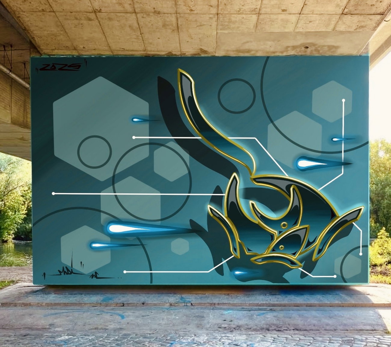 Graffiti Sketch - Photo by modiaoc (2025)