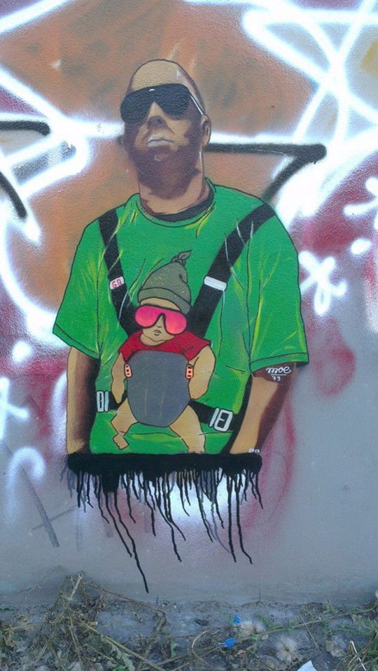 Graffiti Wall in Berlin - Photo by moe79 - Streetart, stencil, moe79