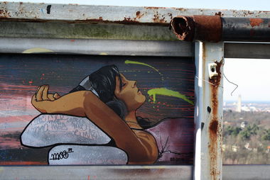 Graffiti Street Art - Photo by moe79 - moe79, berlin, lady (2014)