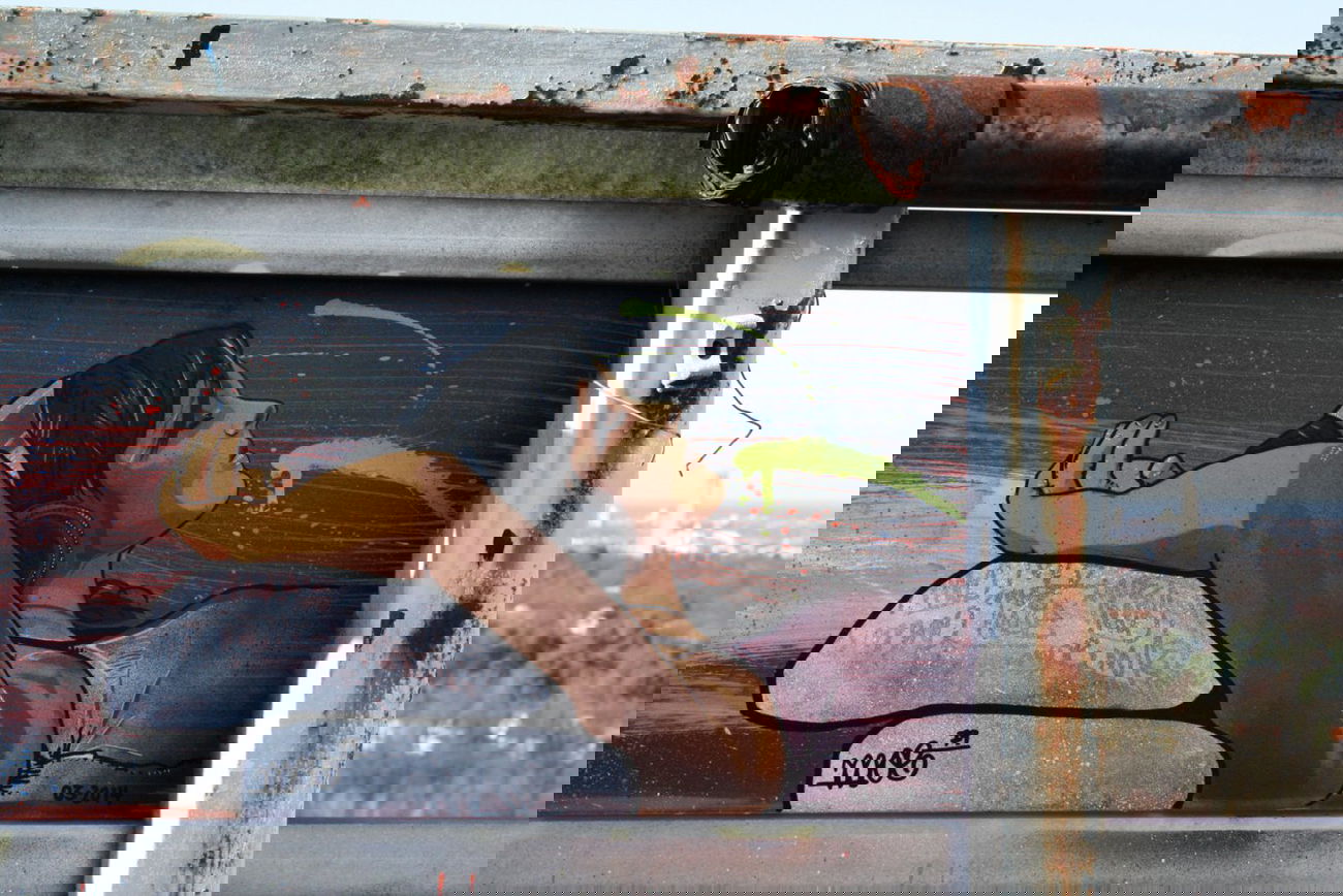 Graffiti Street Art - Photo by moe79 - moe79, berlin, lady (2014)