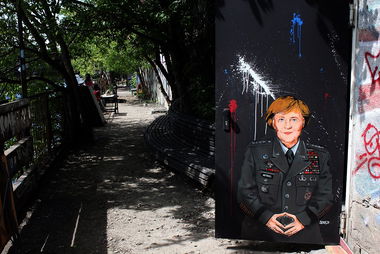 Graffiti Street Art - Photo by moe79 - Admiral, Merkel (2014)