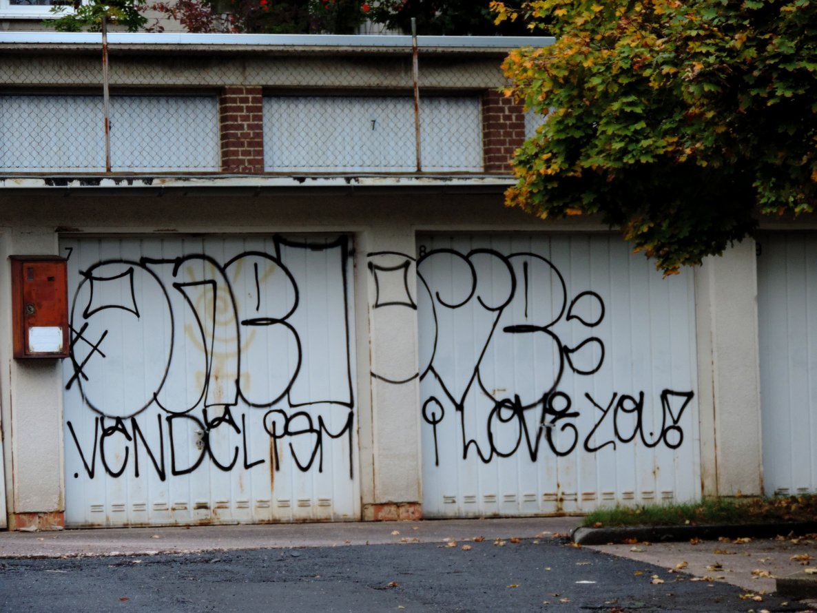 Graffiti Bombing in Kassel - Photo by mois - vandalism, one, love (2012)