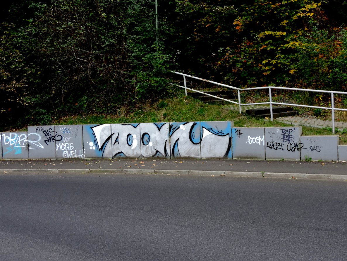 Graffiti Bombing in Kassel - Photo by mois - zoom, pfs, npk (2012)