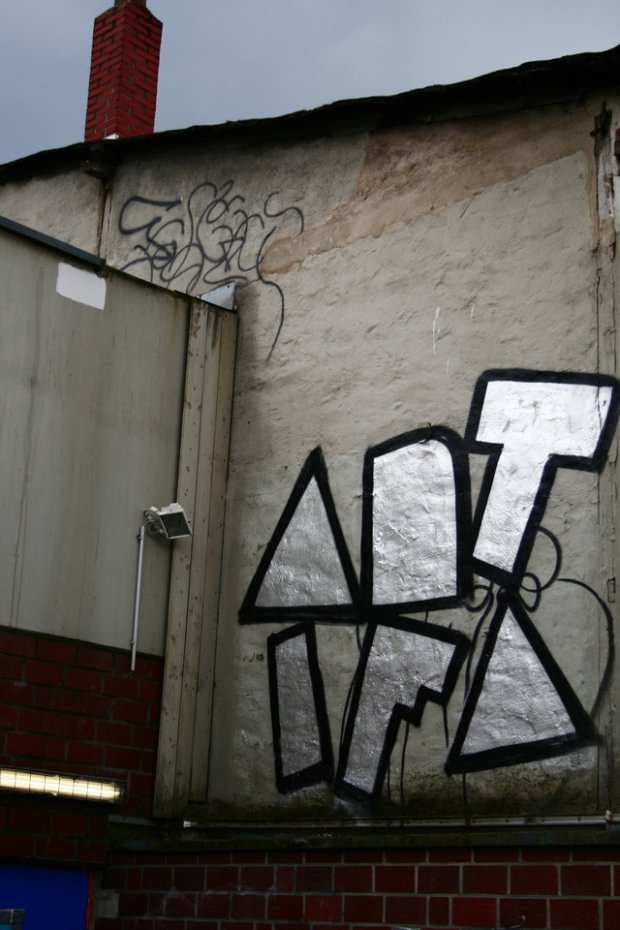 Graffiti Bombing - Photo by mois - antifa