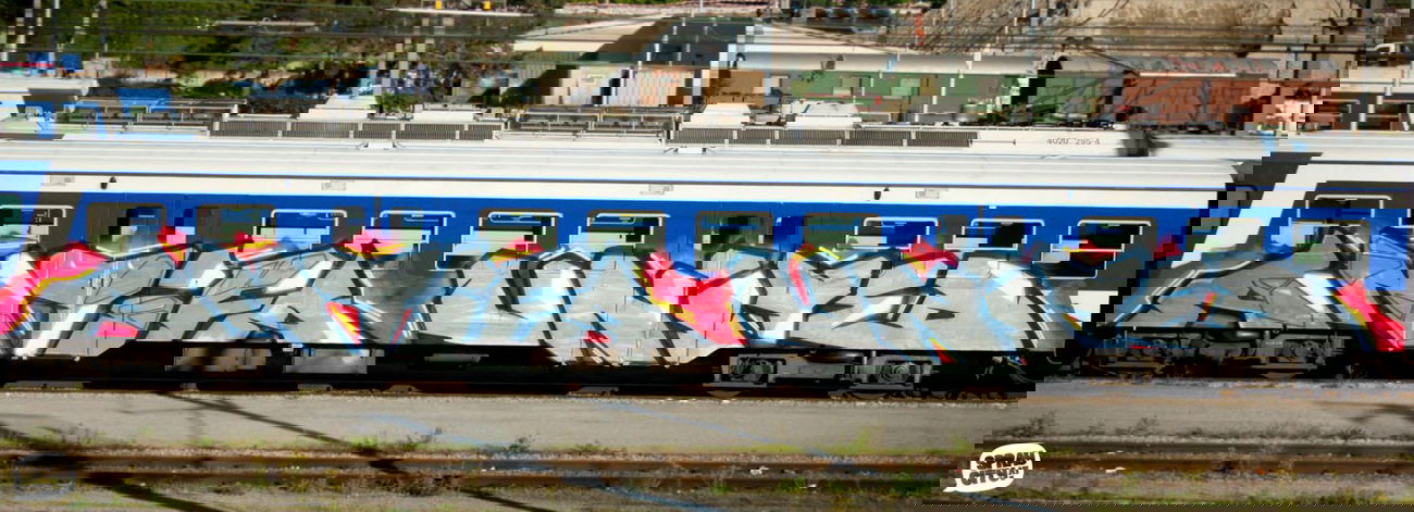 Graffiti Train - Photo by mois - antifa, afa, antifa (2014)