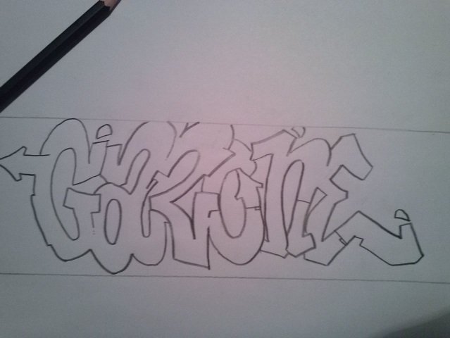 Graffiti Sketch - Photo by molotovmontana - Gazone (2014)