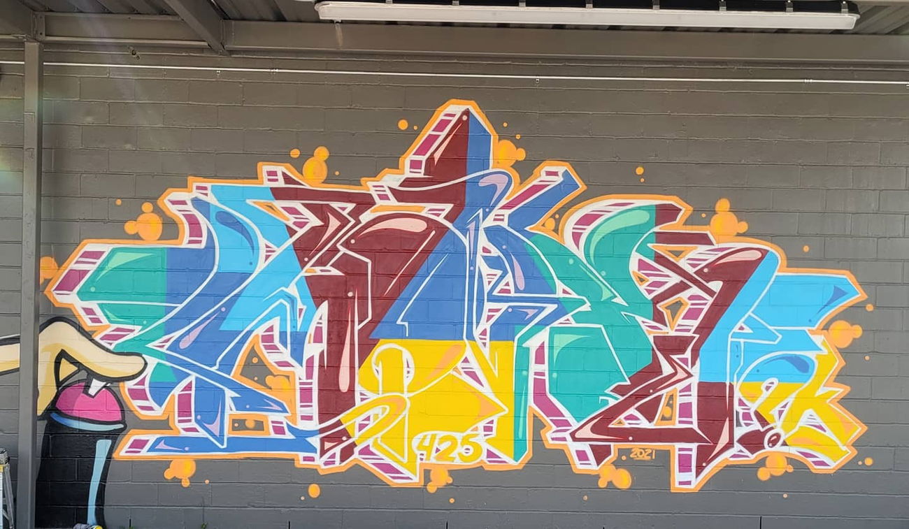 Graffiti Wall - Photo by monk425