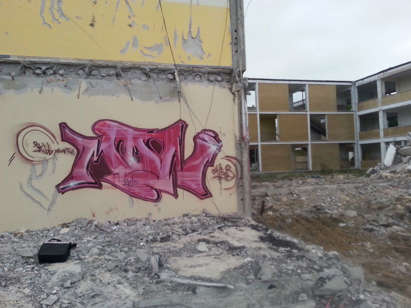 Graffiti Wall in Oschatz - Photo by monstar - mon (2013)