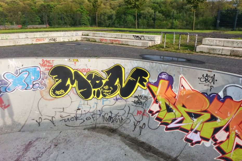Graffiti Wall in Oschatz - Photo by monstar - mon (2013)