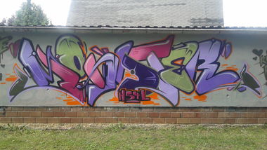 Graffiti in Delitzsch - Photo by monster - monster, VM, H54L