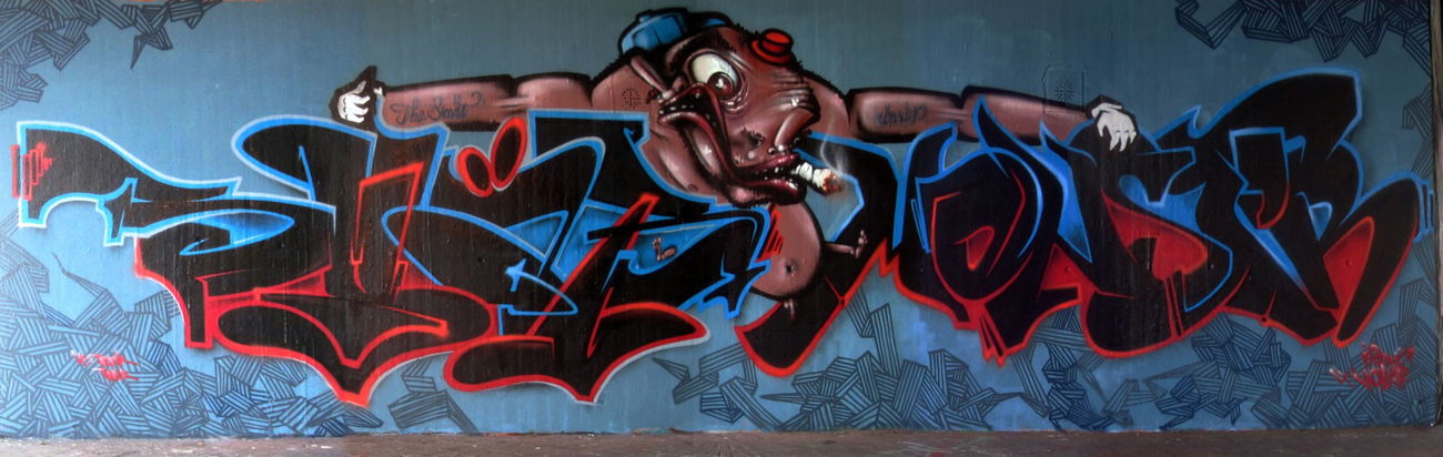 Graffiti Wall in Stuttgart - Photo by monster - smär, monster, VM