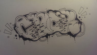 Graffiti Sketch - Photo by mook (2017)