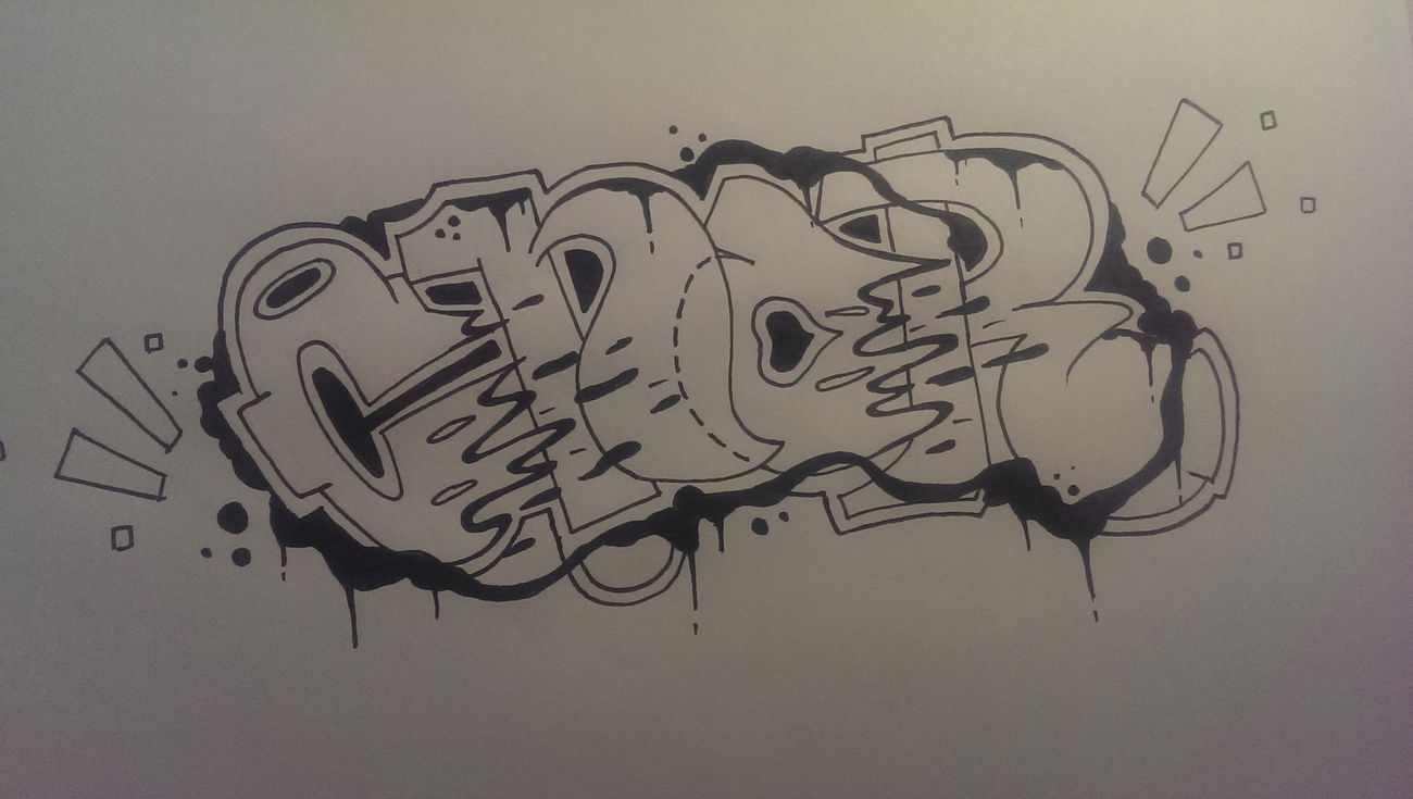 Graffiti Sketch - Photo by mook (2017)