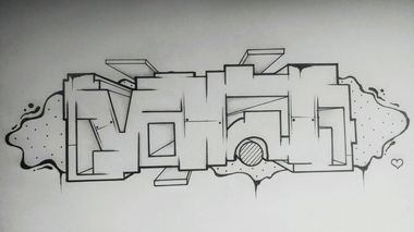 Graffiti Sketch - Photo by mook (2019)