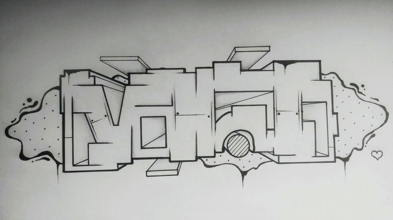 Graffiti Sketch - Photo by mook (2019)