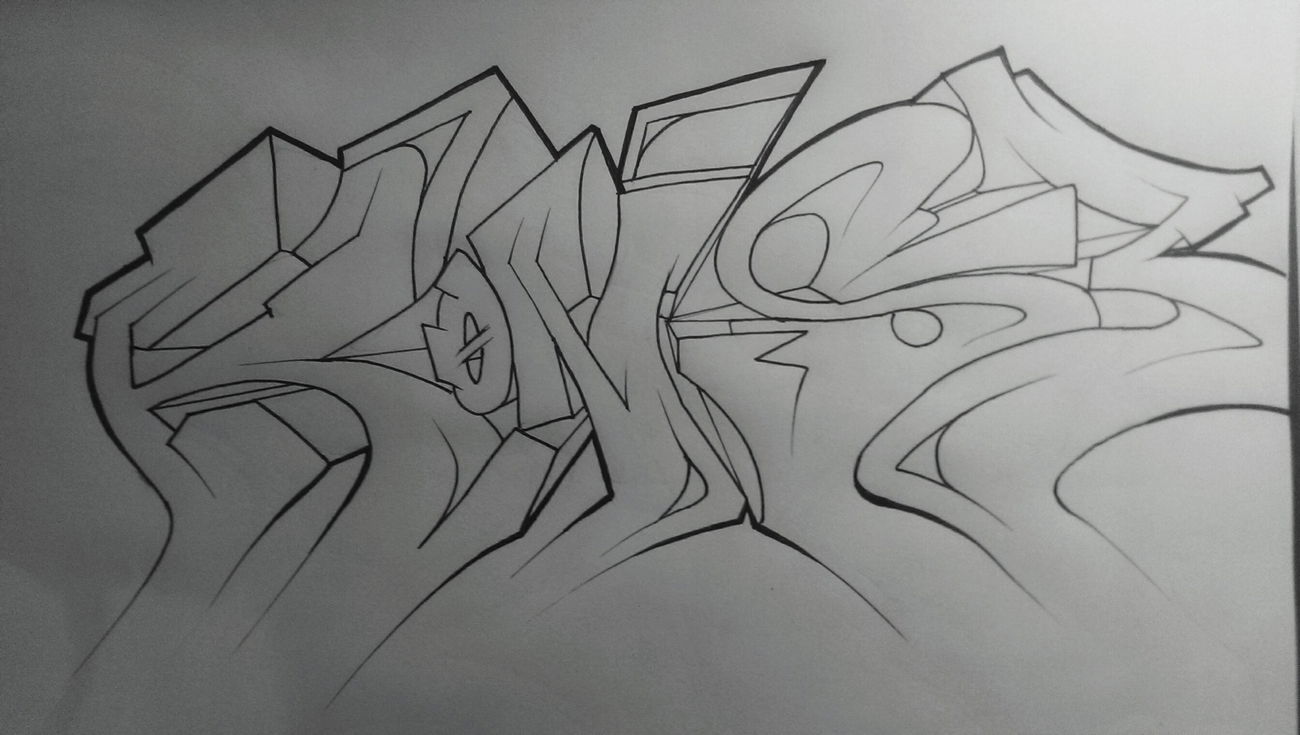 Graffiti Sketch - Photo by mook (2017)