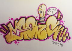 Graffiti Wall - Photo by mook (2016)