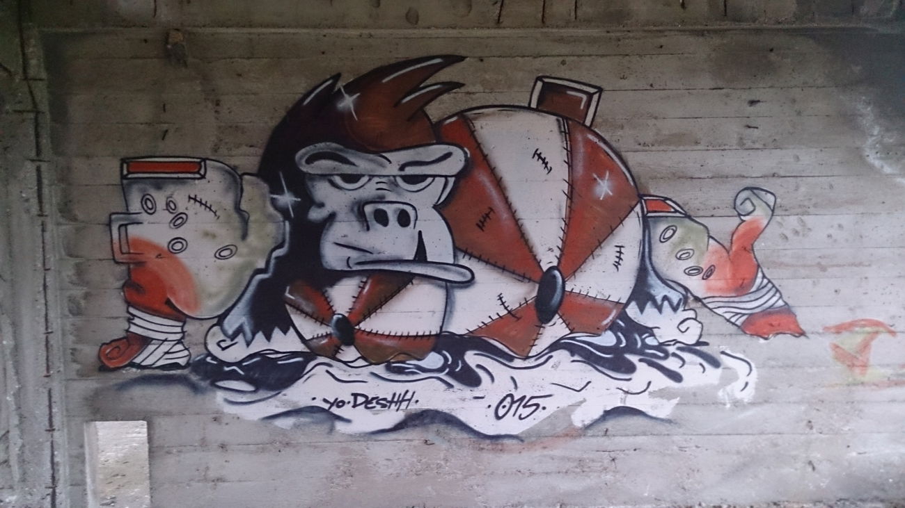 Graffiti Wall in Stralsund - Photo by moon (2015)