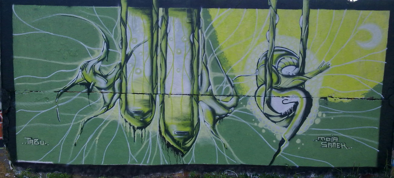 Graffiti Wall - Photo by moon - moon