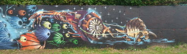 Graffiti Wall in Deutschland - Photo by moon - moon