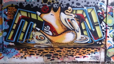 Graffiti Wall in Leipzig - Photo by moon - MoonPlusminusnull (2016)