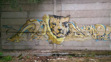 Graffiti Wall in Stralsund - Photo by moon - moon (2015)