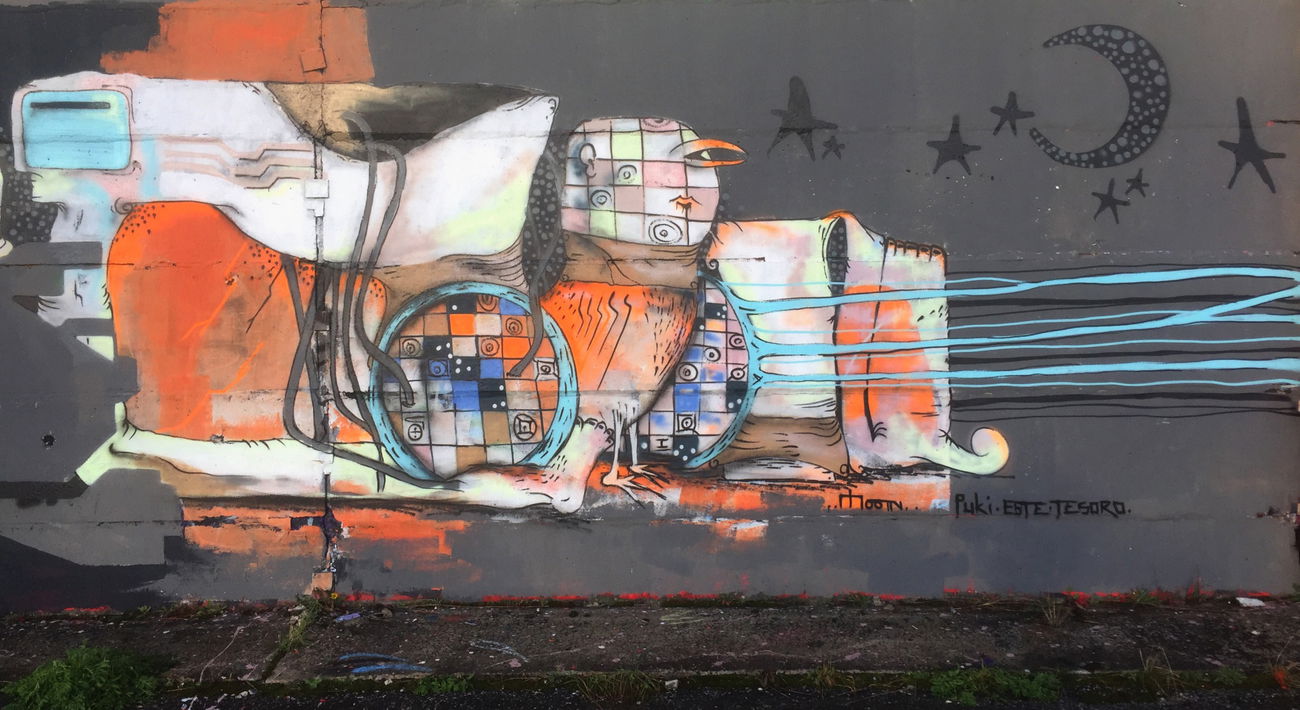 Graffiti Wall in Greifswald - Photo by moon (2017)