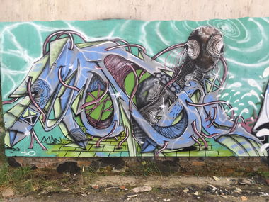 Graffiti Wall - Photo by moon - MoonPlusminusnullLostplace (2016)