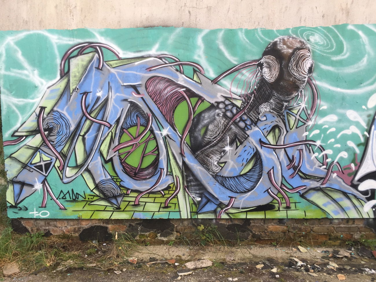 Graffiti Wall - Photo by moon - MoonPlusminusnullLostplace (2016)