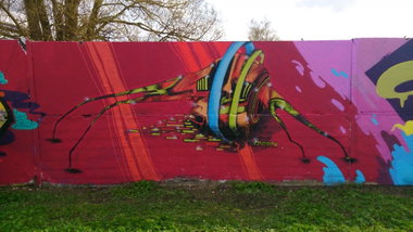 Graffiti Wall in Deutschland - Photo by moon - moon