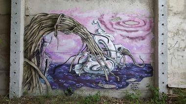 Graffiti Wall in Bergen auf rügen - Photo by moon - MoonPlusminusnull (2016)