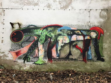 Graffiti Wall in Deutschland - Photo by moon - moon, plus, minus (2018)