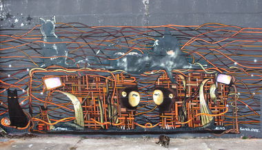 Graffiti Wall in Greifswald - Photo by moon (2017)