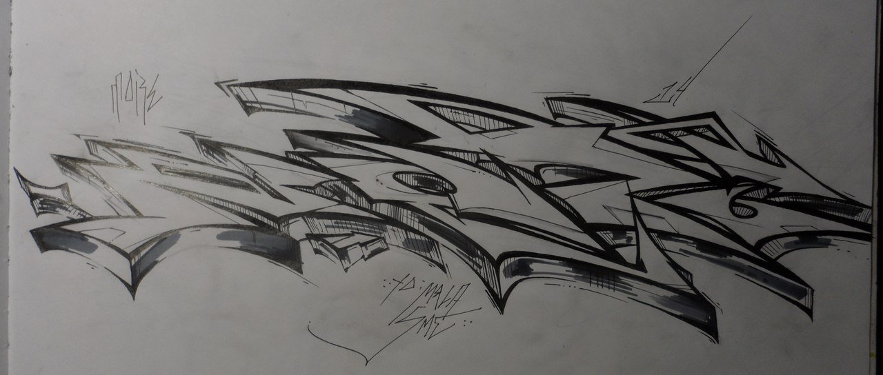 Graffiti Sketch - Photo by more_style - more